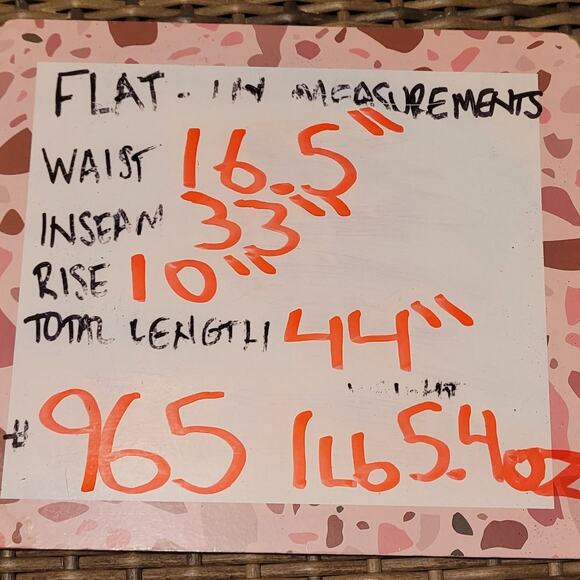 H&M LOGG Red Button Fly Straight Leg Jeans Sz 18/32 100% Cotton Burgundy - Picture 7 of 9